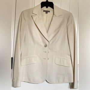 Ann Taylor cream skirt suit, size 2/4